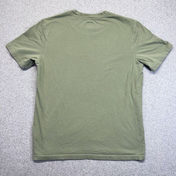Quiksilver T-Shirt Men’s Medium Green Embroidered Logo Surf Skate Y2K - Picture 7 of 10